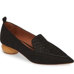 Jeffery Campbell Snake Skin Embossed Loafers